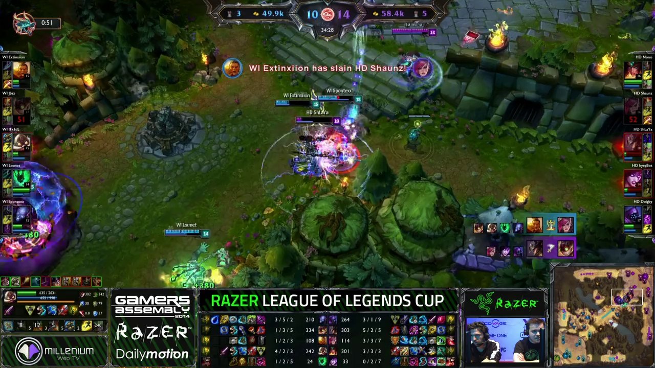 Grande Finale RAZER League of Legends Cup - Worth it vs TeamHD - Gamers Assembly 2014