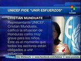 UNICEF pide estrategia conjunta contra asesinatos de niños en Honduras