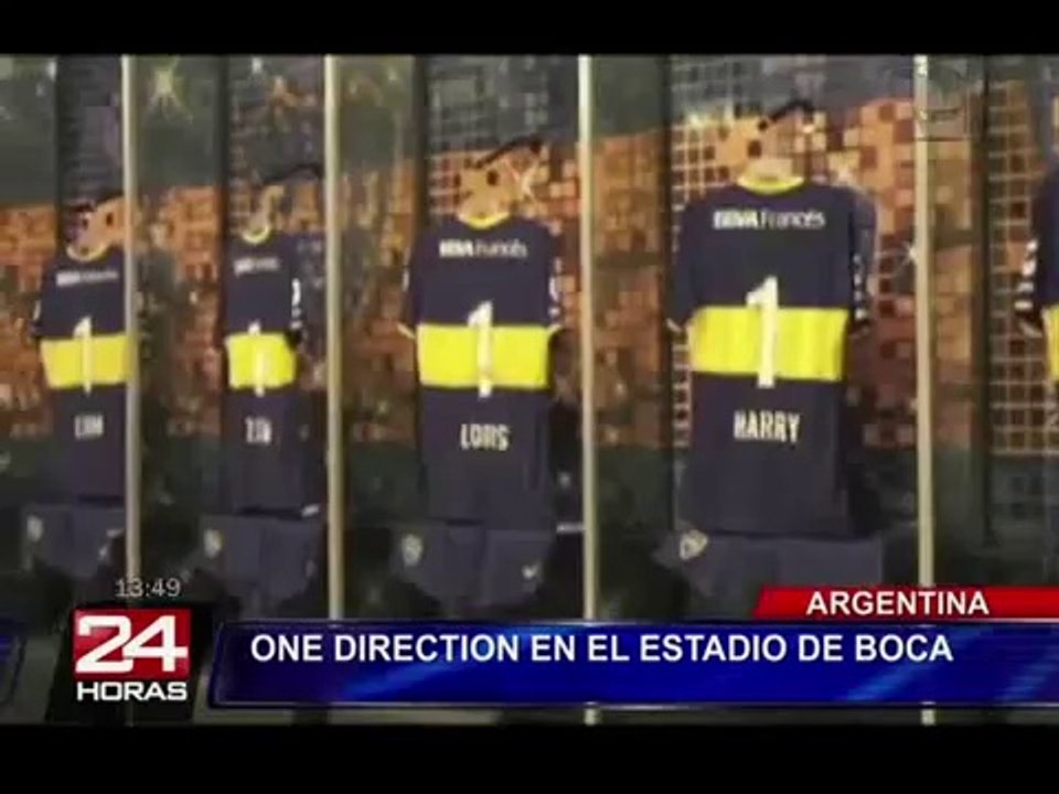 One Direction en Boca Juniors: cantantes jugaron partido en la Bombonera