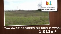 A vendre - Terrain - ST GEORGES DU BOIS (17700) - 1 011m²