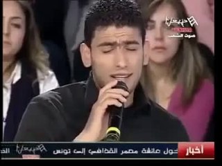 الشاب الذي صدم النساء والفتيات في أحد البرامج على قناة حنبعل التونسية 2014