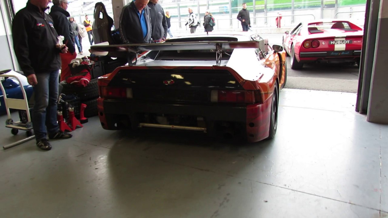 Départ de la Venturi "Tuile" des stands