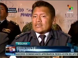 Concluyó en Bolivia huelga de sargentos y suboficiales