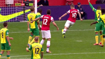 Amazing Wilshere Goal vs Norwich