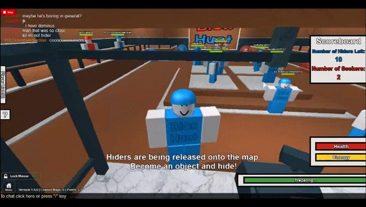 playng block hunt