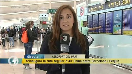 TV3 - Els Matins - S'inaugura la ruta regular d'Air China entre Barcelona i Pequín