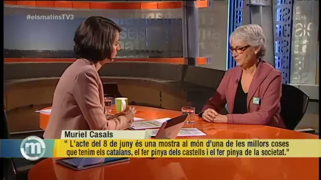 TV3 - Els Matins - Muriel Casals: Com que no poden relegar el català a través de la llei, ho fan