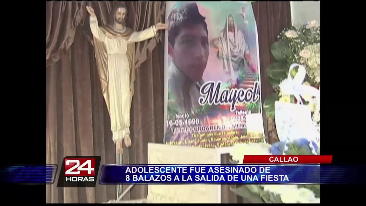 Callao: adolescente es asesinado de 8 balazos a la salida de una fiesta