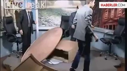 Ürdün'de Canlı Yayında Suriye Kavgası