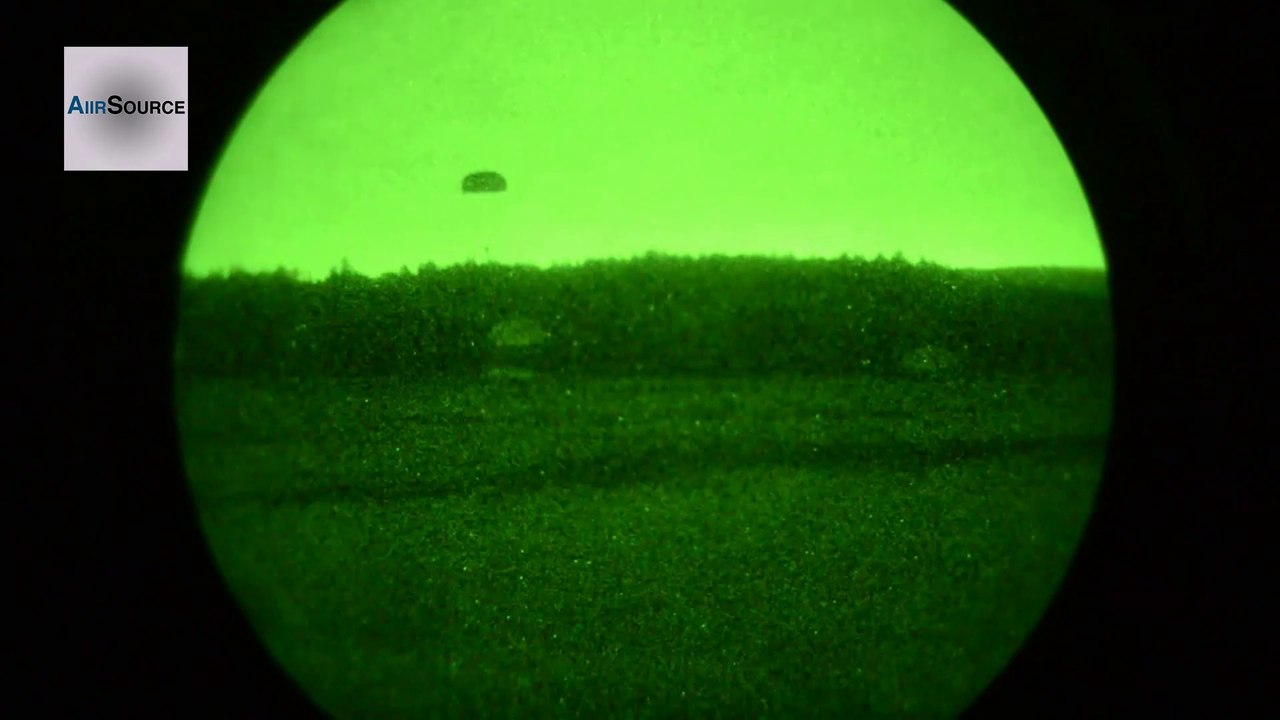 U.S. Army Airborne Night Jump at Joint Base Elmendorf-Richardson