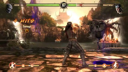 Mortal Kombat Komplete Edition. Noob vs Nightwolf