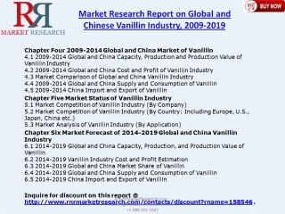 Vanillin Market Research for Global and China 2009-2019
