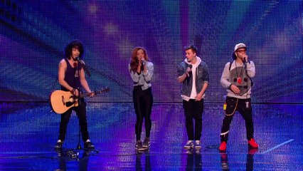 Britain's Got Talent 2013 - 065 - Week 3 Auditions - Luminites The Now Ex Buskers Sing “Hurts So Good”