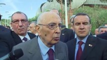Roma - Dichiarazione del Presidente Napolitano sulla violenza negli stadi (06.05.14)