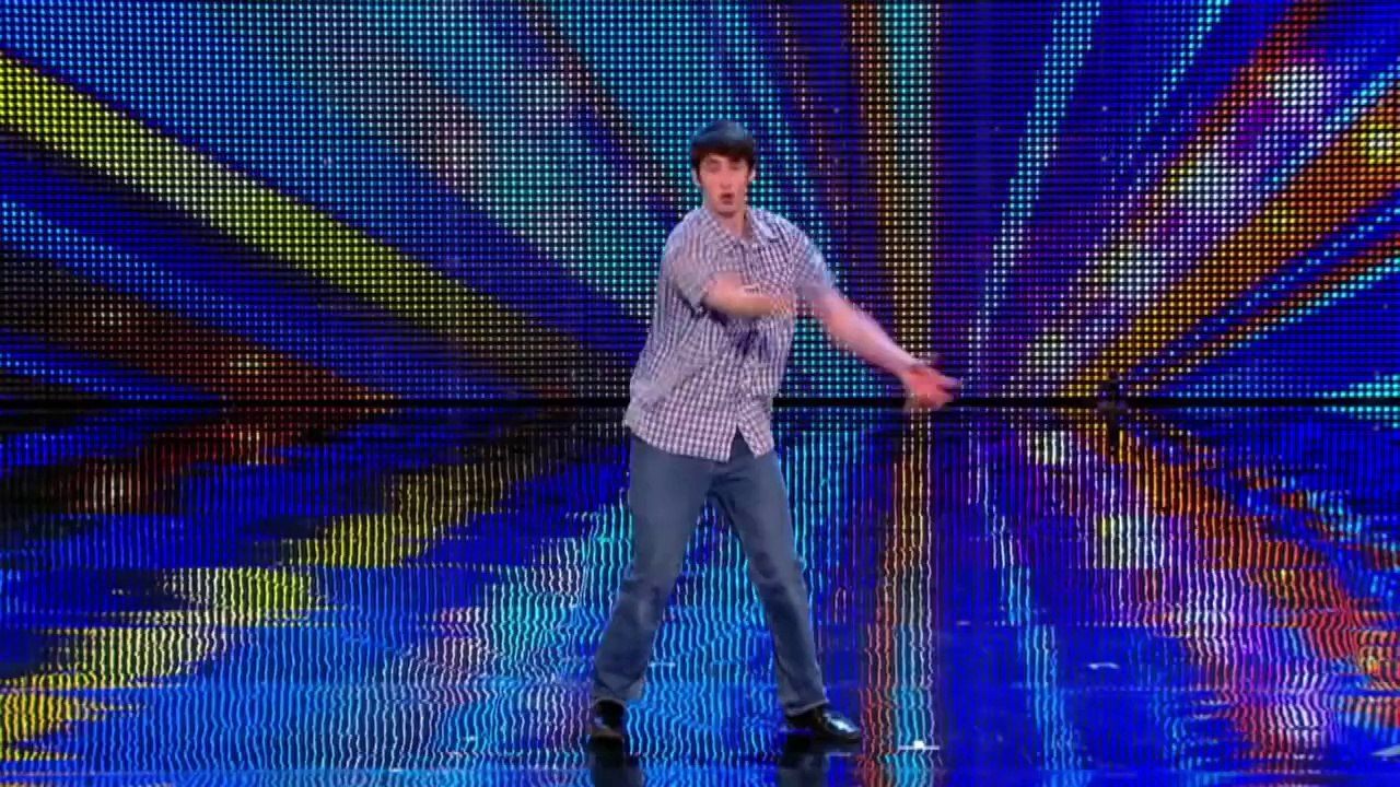 Britain's Got Talent 2013 - 072 - Week 4 Auditions - James Clifton Dancing To “Footloose”