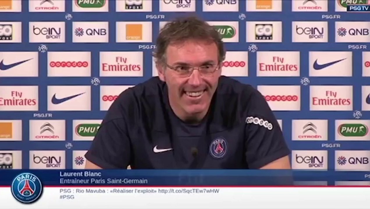 Les meilleures blagues de Laurent Blanc cette saison