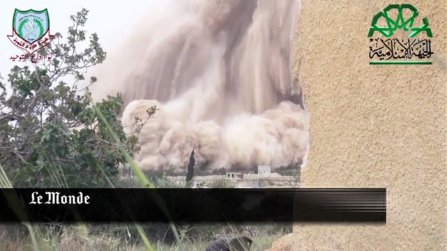 Syrie : les rebelles font sauter un quartier