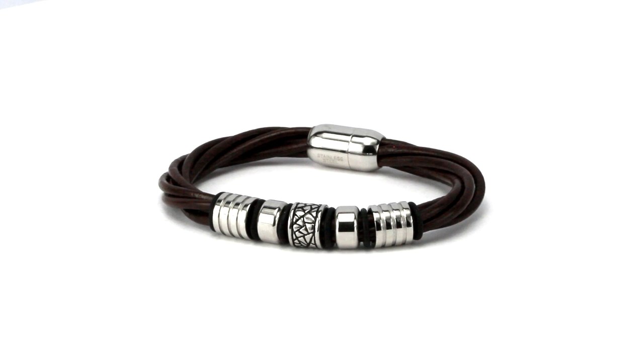 Nikolai Multi-strand Bracelet with Accents for Men