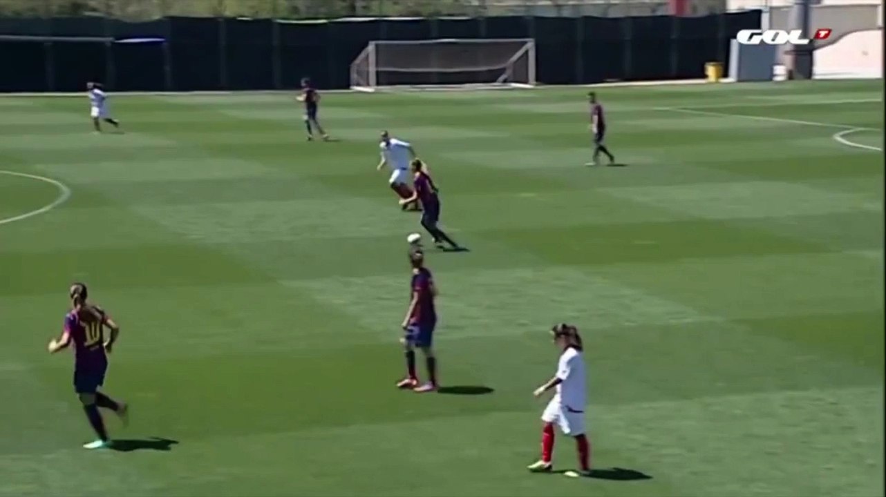Splendide lob de Virginia Torrecilla du Barça féminin