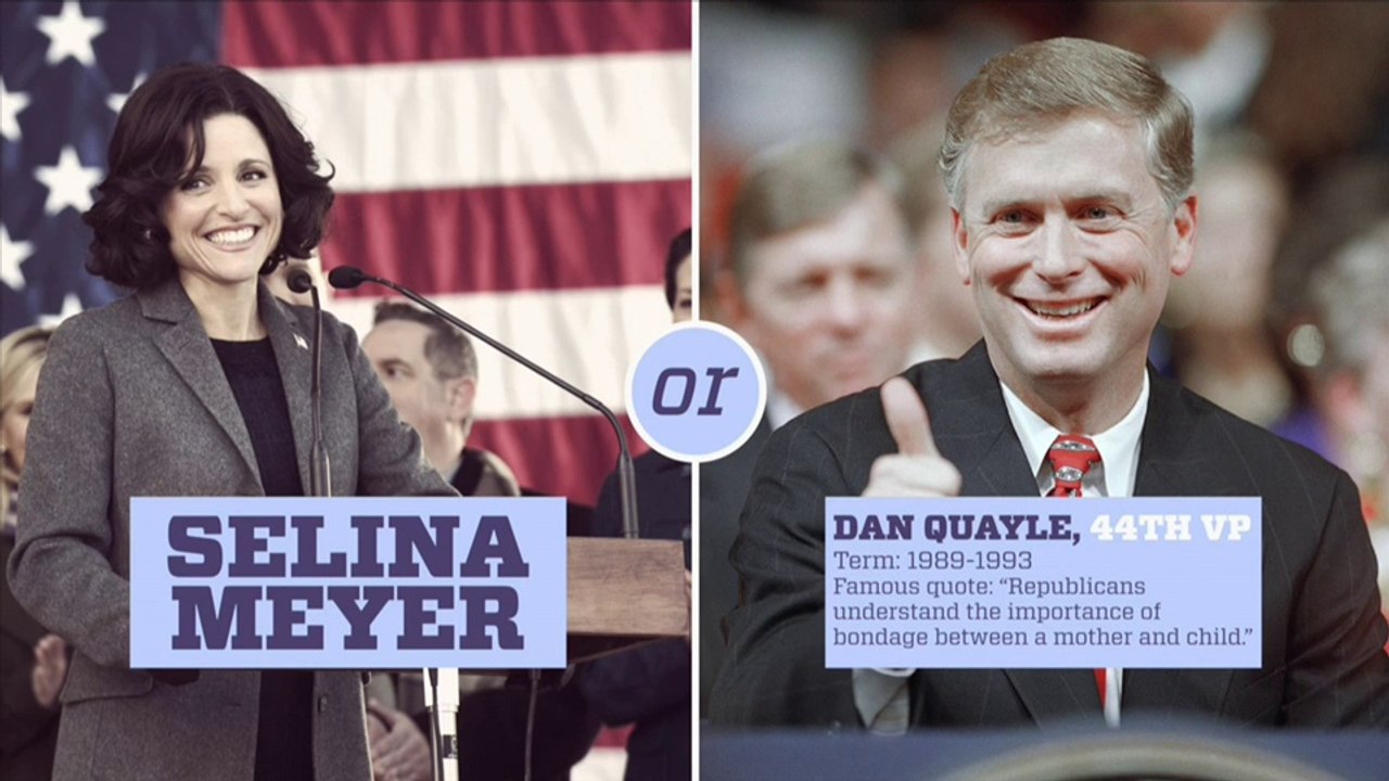 Which U.S. vice presidents are worse than Veep's Selina Meyer?