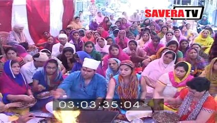 भगवान शनिदेव जी की मूर्ती स्थापना दिवस के मौके पर हवन यज्ञ व संकीर्तन का आयोजन