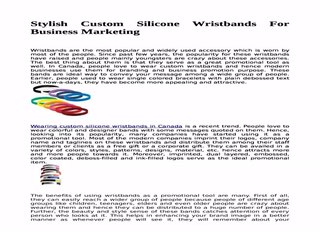 Enhance Brand Awareness with Wristbands