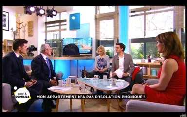 Emission "La quotidienne" FR5 spéciale correction acoustique sur les problèmes de réverbération chez les particuliers et la nécessité de trouver les solutions acoustiques adéquates.