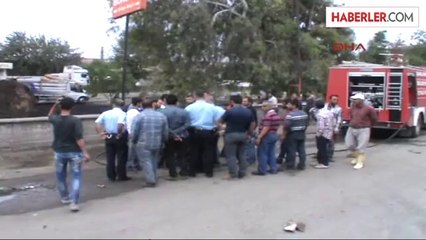 Hurdaya Ayrılan Akaryakıt Tankında Patlama