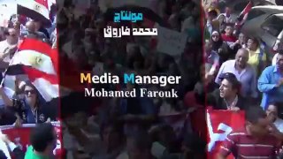 خالد صالح وحسن الرداد يغازل كاميرا أخبار النجوم أثناء مسيرة وزارة الثقافة
