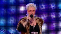 Britain's Got Talent 2013 - 083 - Week 5 Auditions - Kelly Fox Shocks And Rocks!