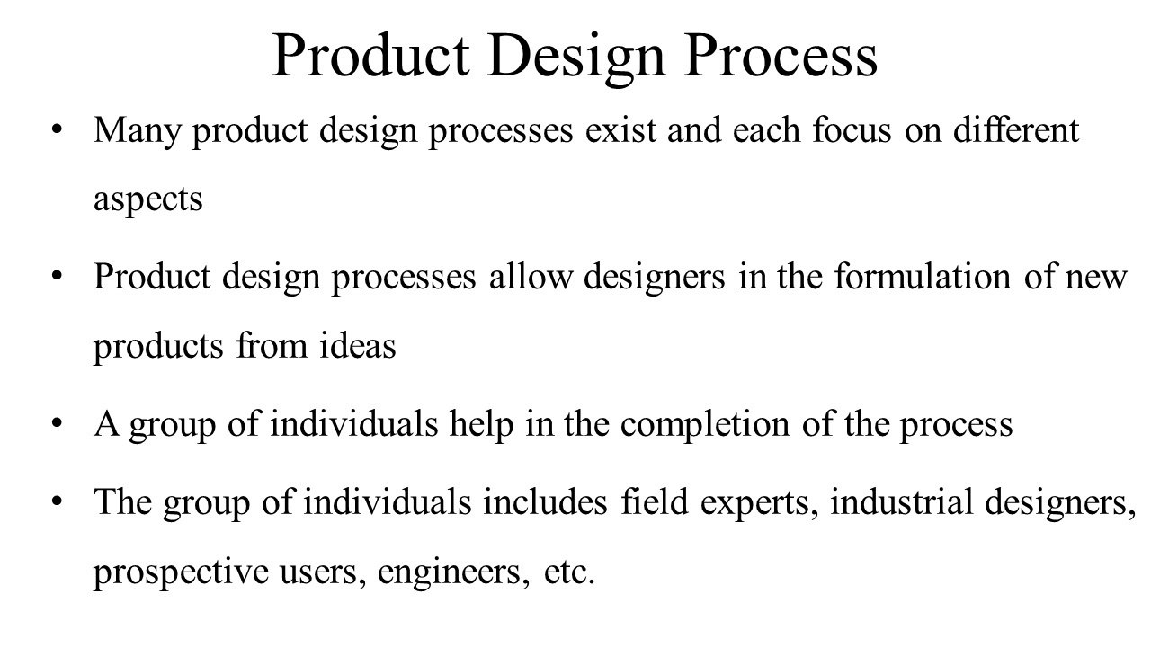 Product Design Process
