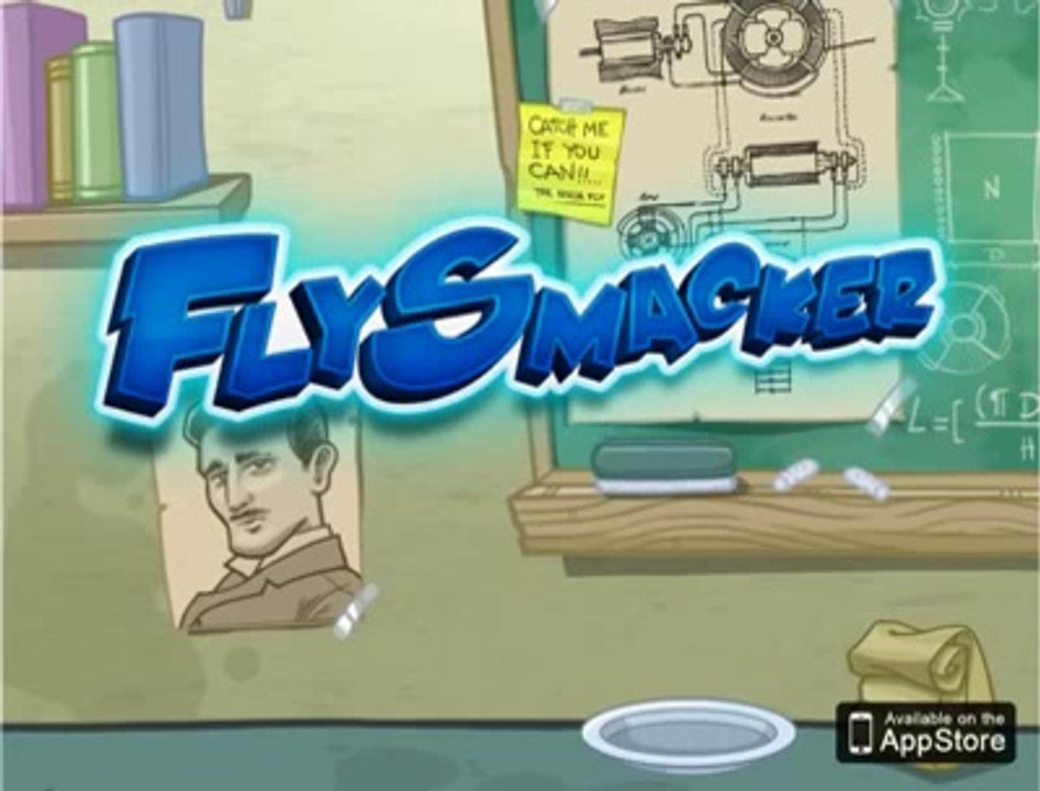 FlySmacker iPhone and iPad App. Electrocute & Swat Flies. Win Trophies. Laugh. Repeat.