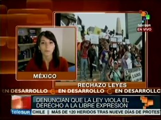 Exigen mexicanos a Peña que retire proyecto ley de telecomunicaciones