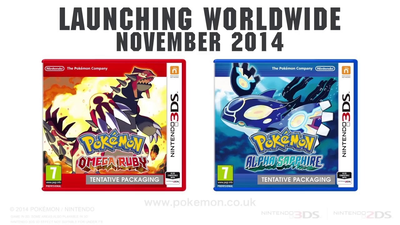 Trailer Pokémon Omega Ruby and Pokémon Alpha Sapphire