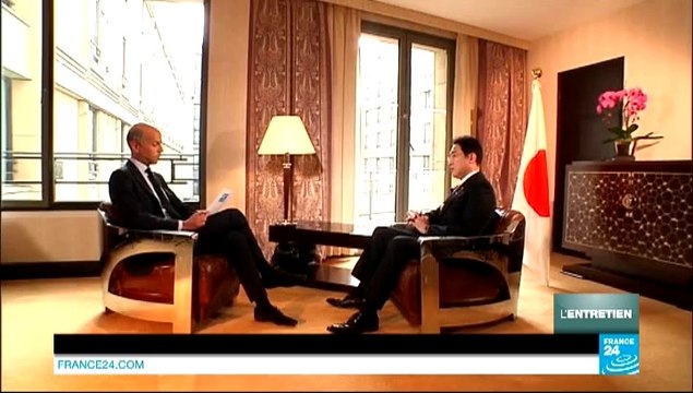 Fumio Kishida , ministre des Affaires étrangères du Japon