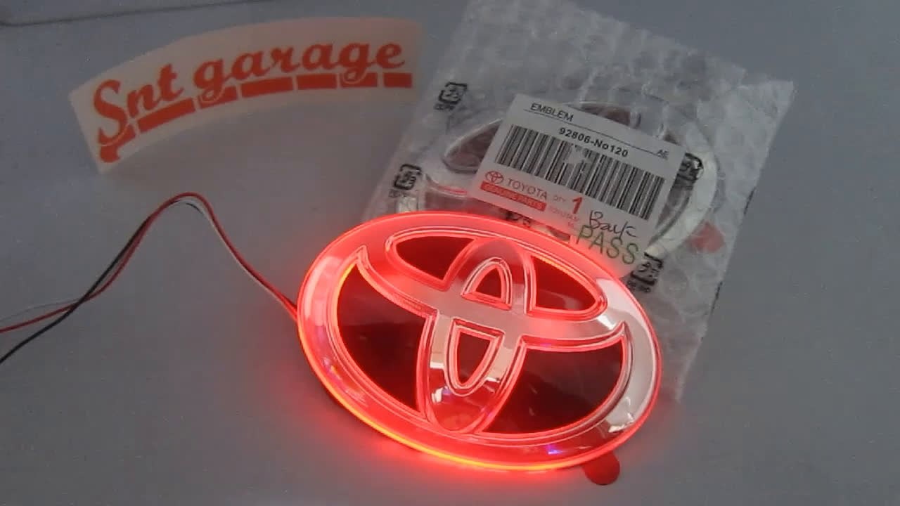 Toyota Led Logo Arma Amblem ŞNTden