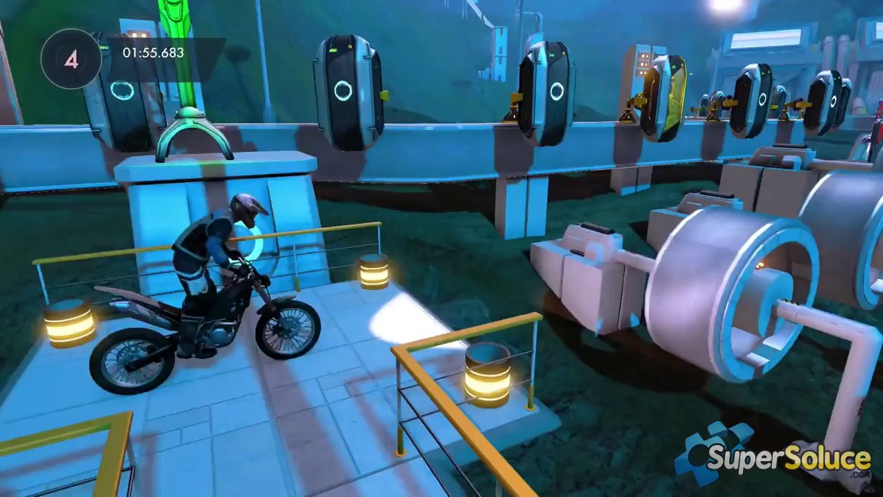 Cratère à terre - Médaille d'or - Trials Fusion