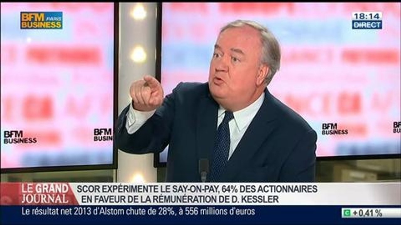 Denis Kessler, président-directeur général du groupe Scor, dans Le Grand Journal - 07/05 1/4