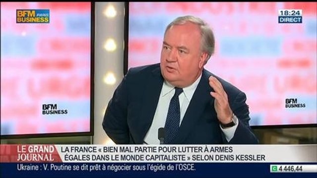 Denis Kessler, président-directeur général du groupe Scor, dans Le Grand Journal – 07/05 2/4