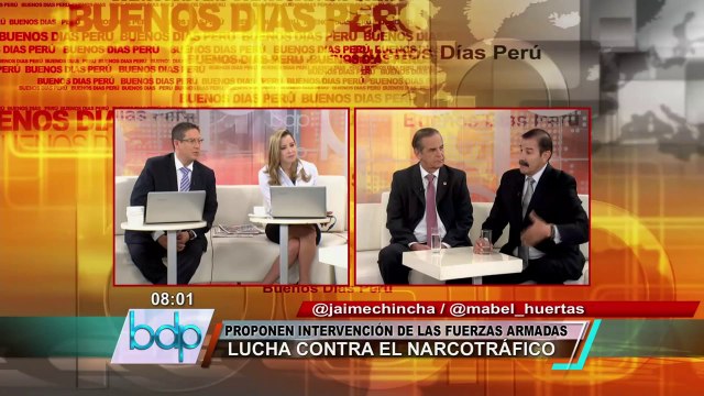 Exministros critican iniciativa legislativa para que FFAA luchen contra narcotráfico (2/2)