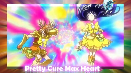 Pretty Cure Max Heart - Transformaciones y Ataques