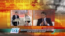 Juan Sheput: Problemas en Lima son consecuencia de gestión de Castañeda