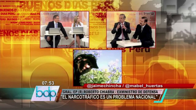 Exministros critican iniciativa legislativa para que FFAA luchen contra narcotráfico (1/2)