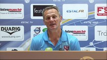 Conférence de presse ESTAC Troyes - FC Metz (0-1) : Jean-Marc FURLAN (ESTAC) - Albert CARTIER (FCM) - 2013/2014