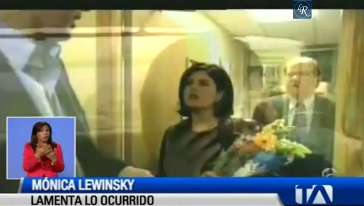 Se revive el escándalo político de Mónica Lewinsky, EEUU