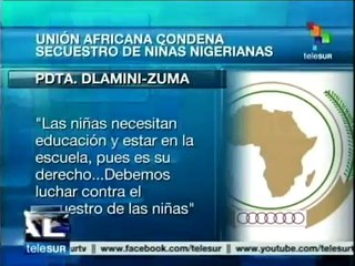 Condena la OUA el secuestro masivo de niñas de Nigeria