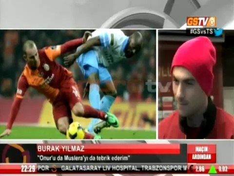 Burak, iki golü kime armağan etti?