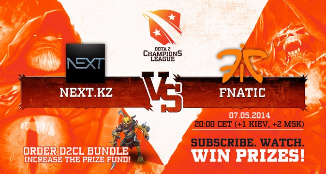 Fnatic vs Next.kz Game 2 - Dota 2 Champions League - @DotaCapitalist & @Pimpmuckl