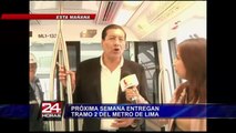 Metro de Lima: segundo tramo de la Línea 1 iniciará operación en junio