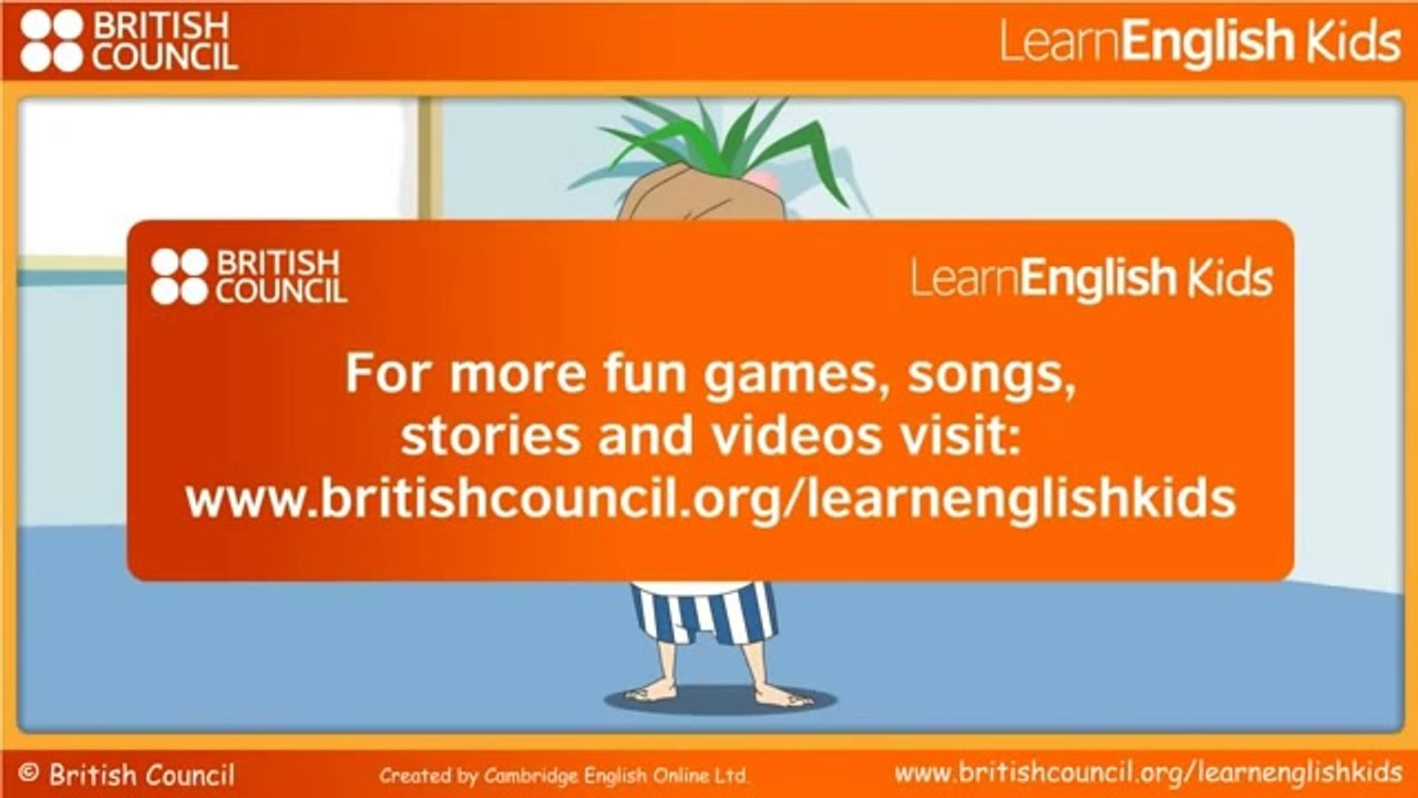 Nie wkladaj spodni przez glowe - piosenki  po angielsku - nauka angielskiego - dla przedszkolaka